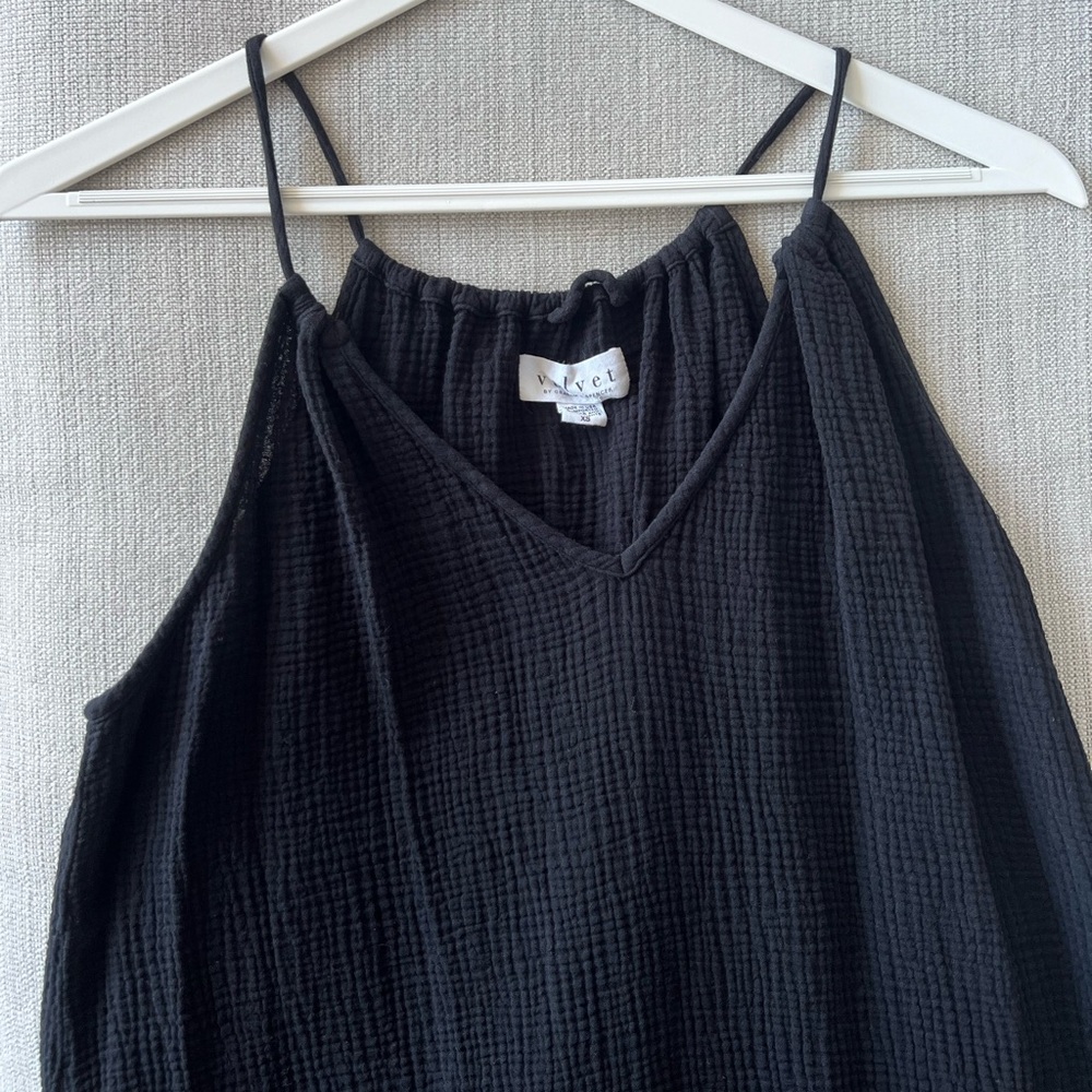 Velvet brand black maxi dress